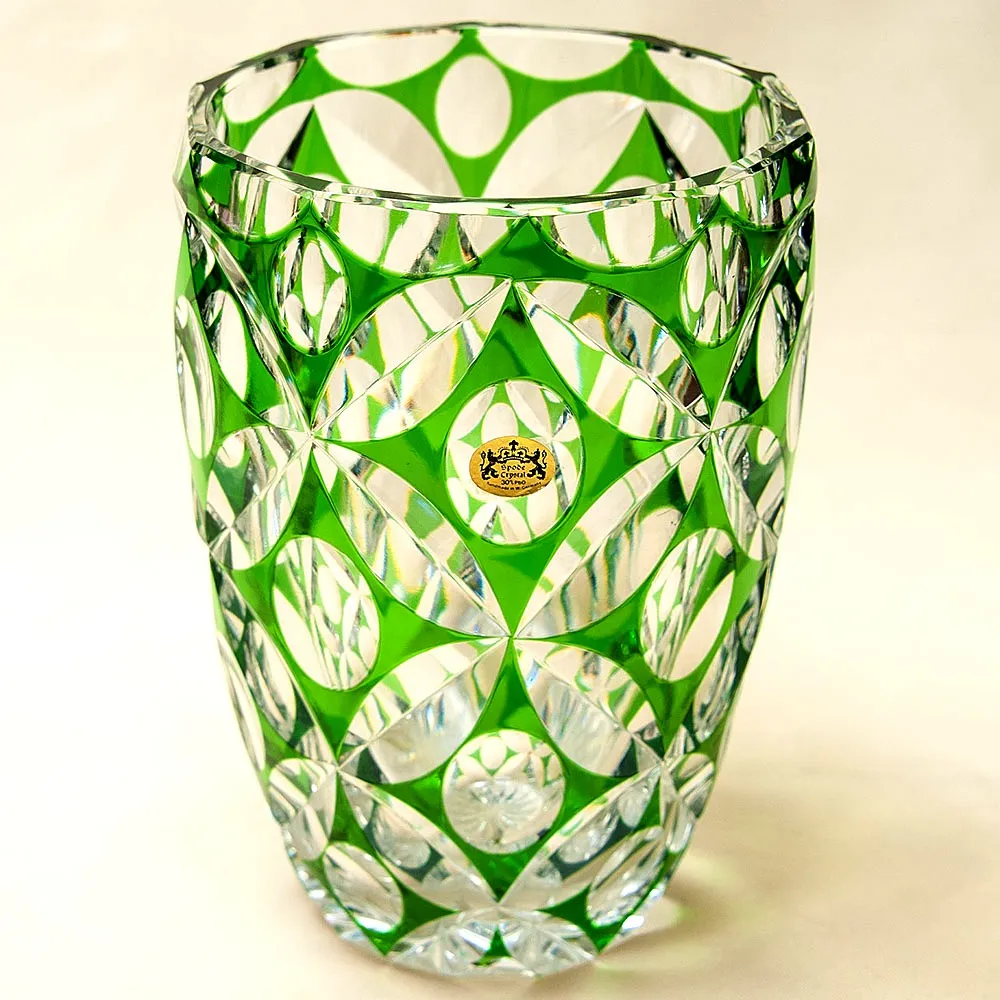 Коллекционая Хрустальная Ваза SPODE Crystal Германия 60-е годы. Н - 20 см.