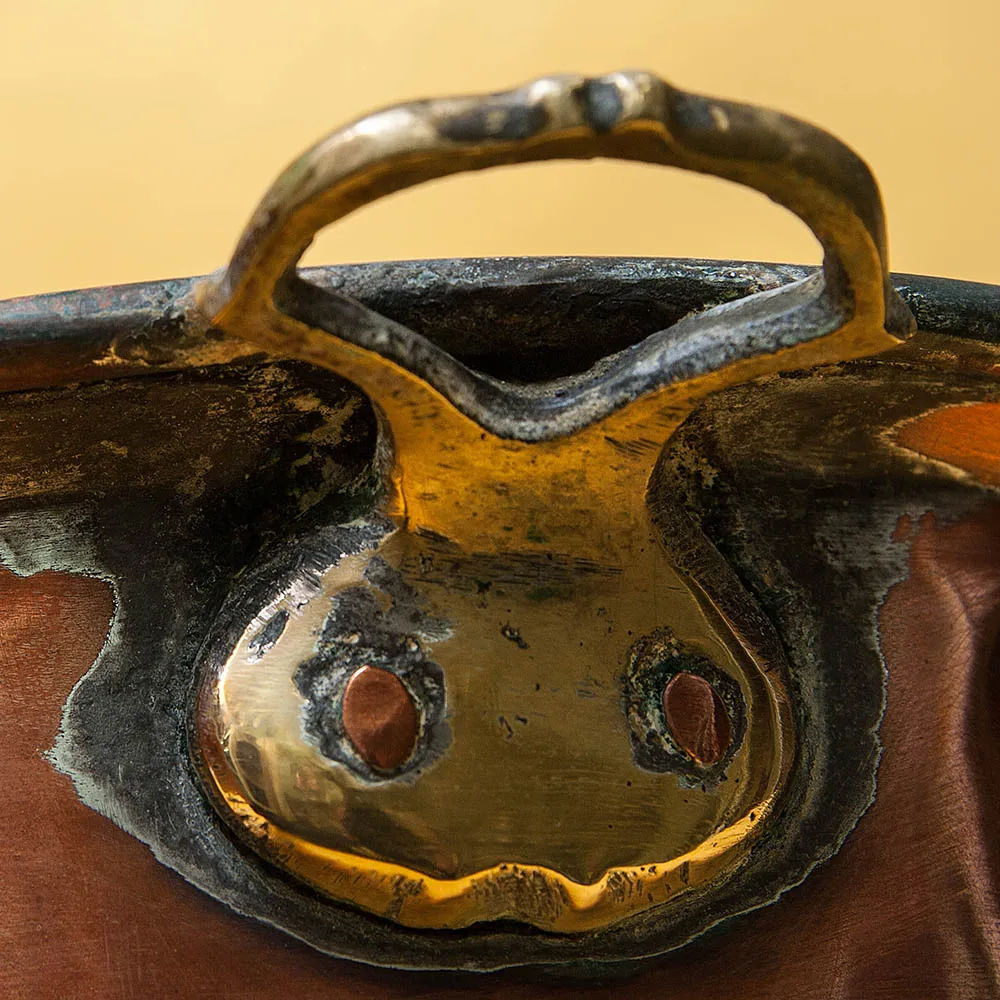 Старинная Медная Форма для выпечки без ручки, D-28 см. Франция, начало ХХ века!