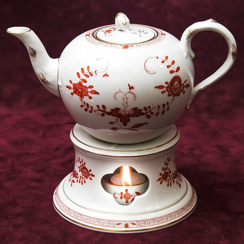 Чайный Сервиз «Индийский цветок» на 6-ть персон Фарфор MEISSEN / МЕЙСЕН Германия.