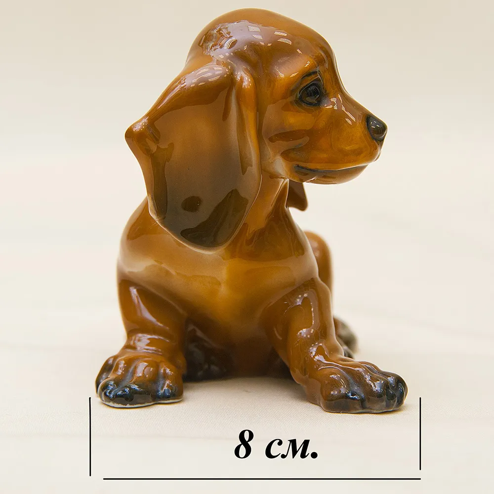 Коллекционная Статуэтка Собака, «МАЛЕНЬКАЯ ТАКСА», Фарфор ROSENTHAL, Германия -1974 год.