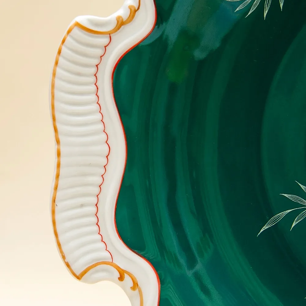 Сервировочное Блюдо - Тарелка - Поднос «Очарование» Фарфор WEIMAR Германия.