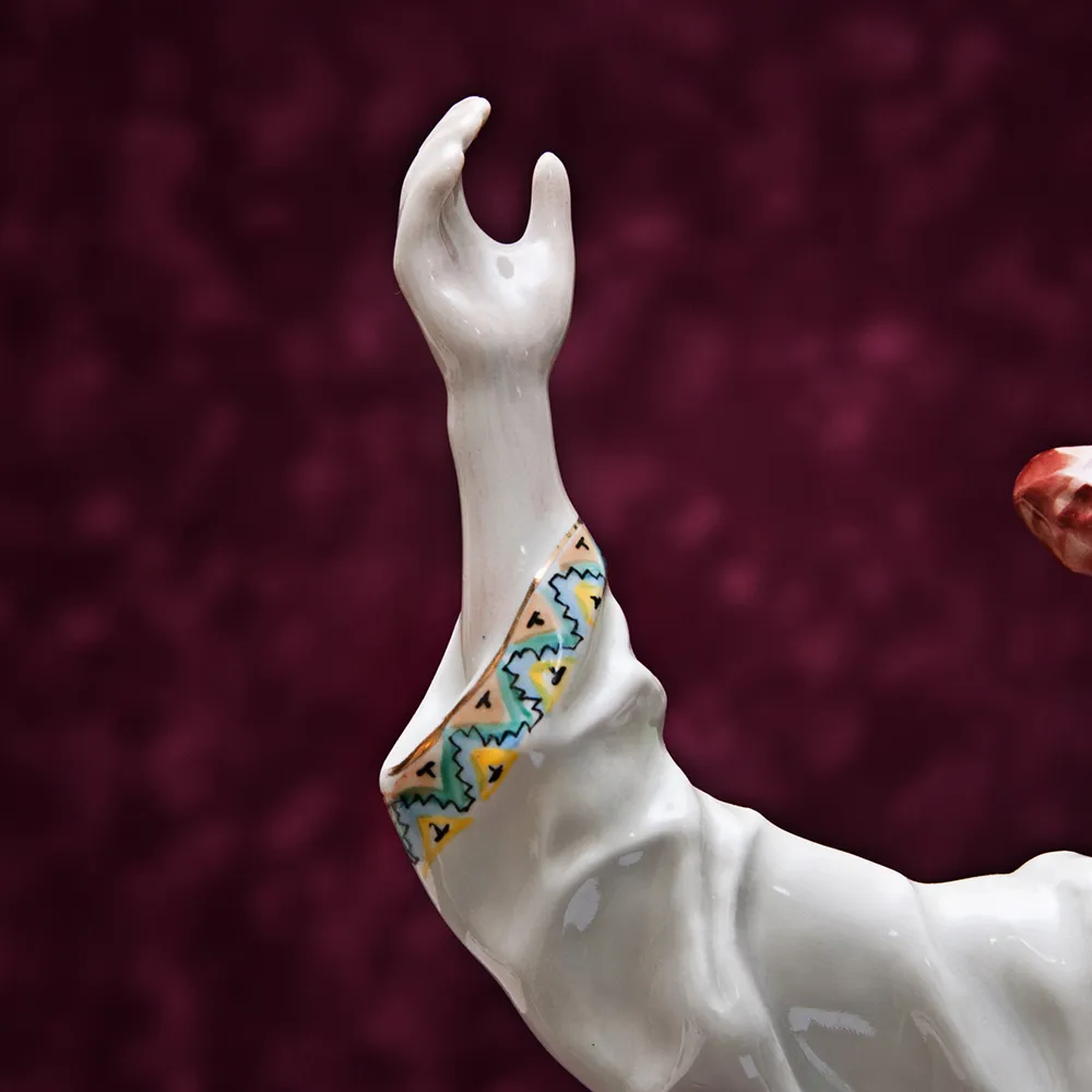 Редкость!!! Большая Фарфоровая Статуэтка «Гуцульский танец. Коломийка» Городницкий ФЗ - CCCР.