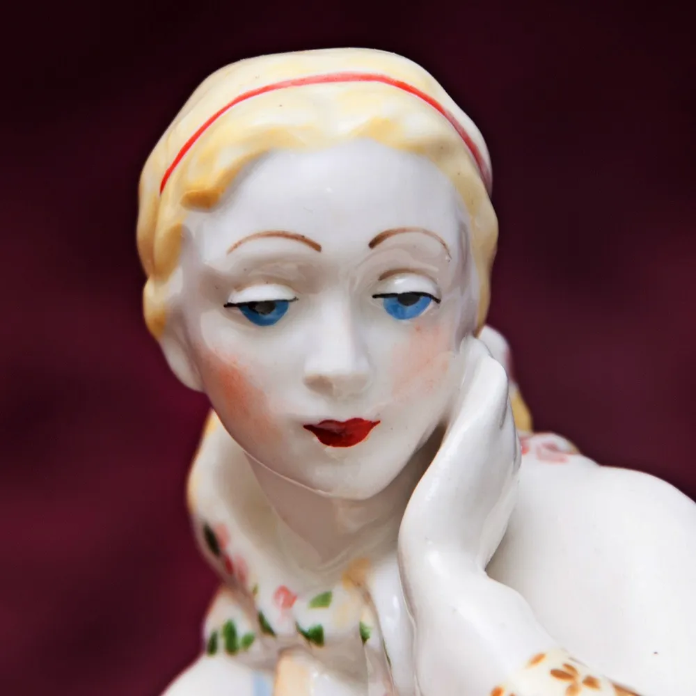 Редкость! Фарфоровая Статуэтка «Аленушка и братец Иванушка» ЛЗФИ. СССР 60-е годы ХХ века..