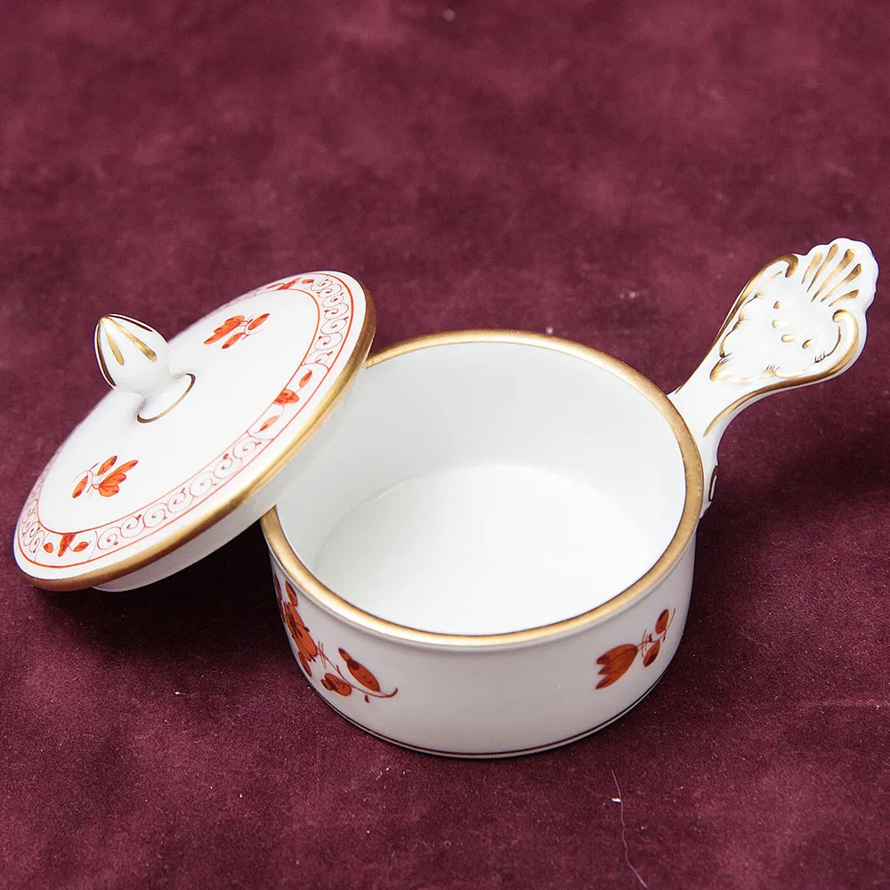 Чайный Сервиз «Индийский цветок» на 6-ть персон Фарфор MEISSEN / МЕЙСЕН Германия.