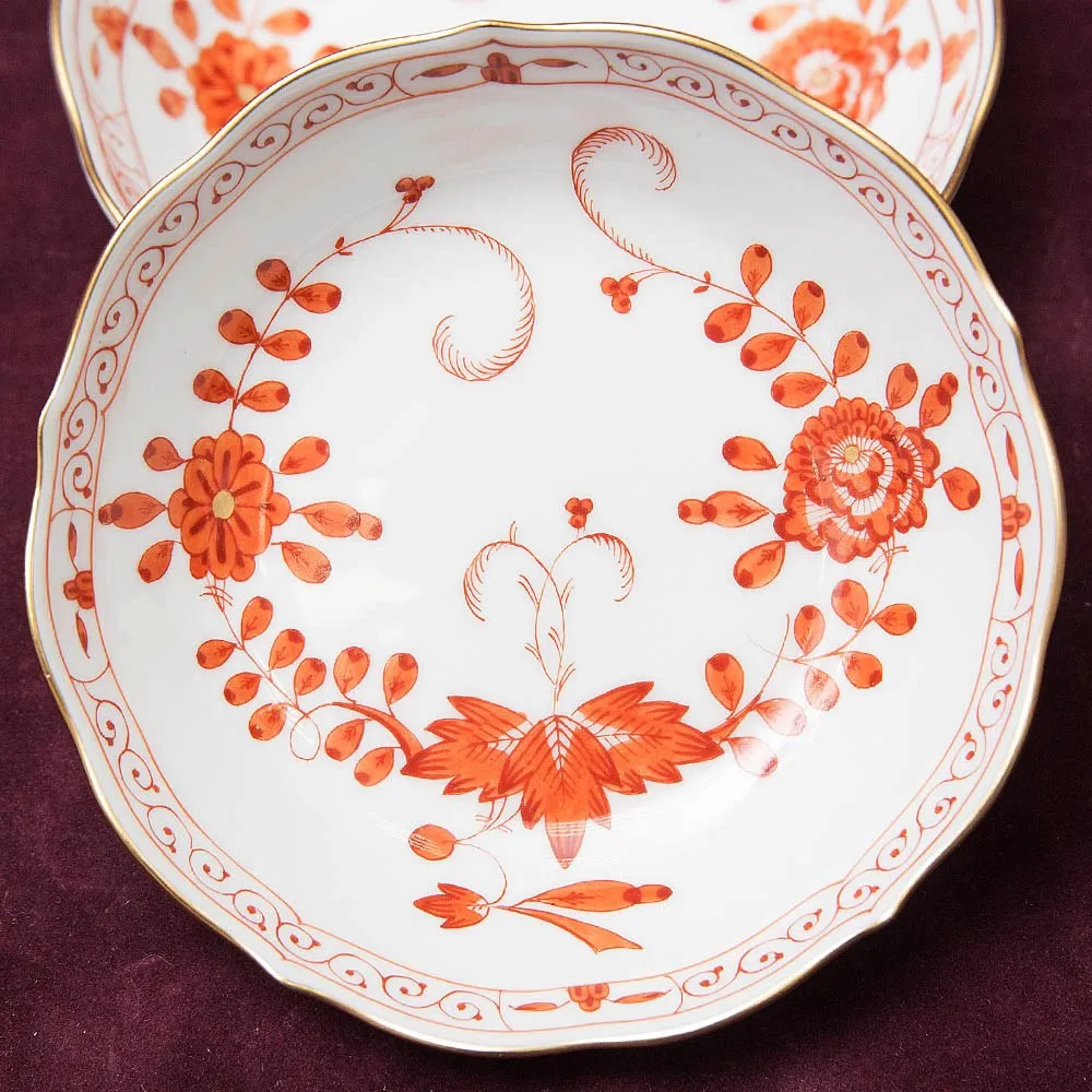 Чайный Сервиз «Индийский цветок» на 6-ть персон Фарфор MEISSEN / МЕЙСЕН Германия.