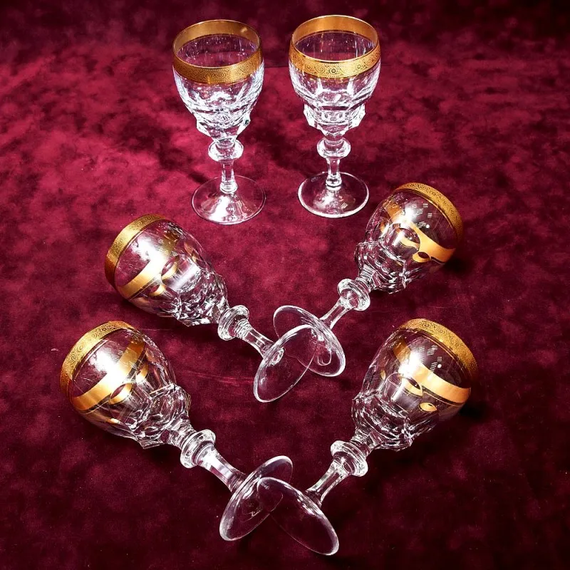 Хрустальные Бокалы для Вина «Concorde», Theresienthal Германия, 60 -е годы ХХ века.
