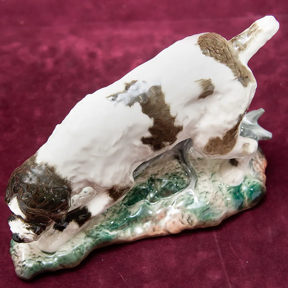 Анималистическая Фарфоровая Статуэтка «Собака. Немецкий грифон» ИФЗ, Россия -1992 год.