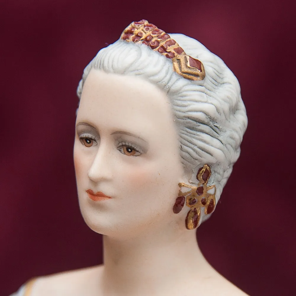 Фарфоровая статуэтка Императрица «ЕКАТЕРИНА ВЕЛИКАЯ», Franklin Porcelain, США - 1983 год.