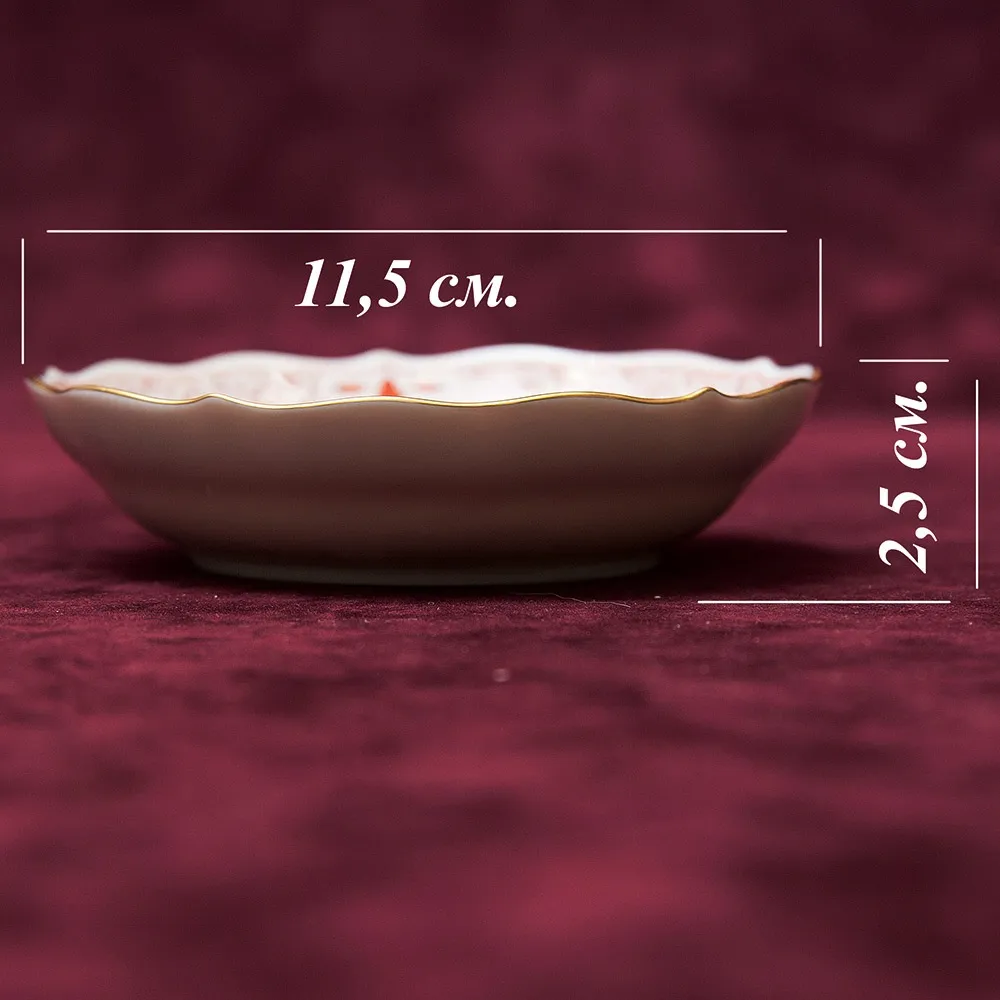 Чайный Сервиз «Индийский цветок» на 6-ть персон Фарфор MEISSEN / МЕЙСЕН Германия.