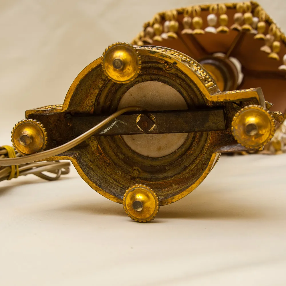 Винтажная Настольная Электрическая Лампа - Светильник «Путти - Ангелочек» Франция.