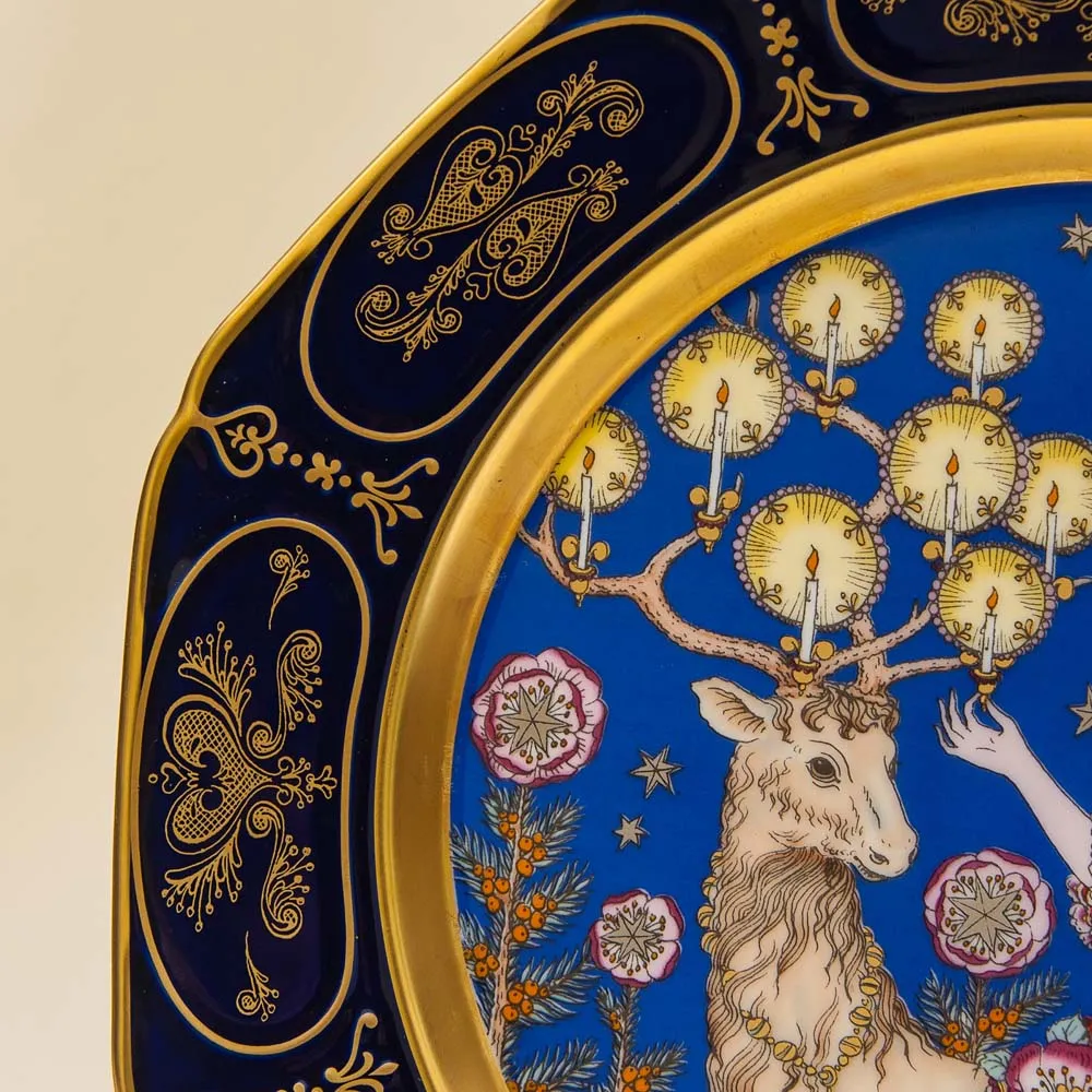 Коллекционная Тарелка - Блюдо «РОЖДЕСТВО -1978 год» Фарфор, Hutschenreuther, Германия.