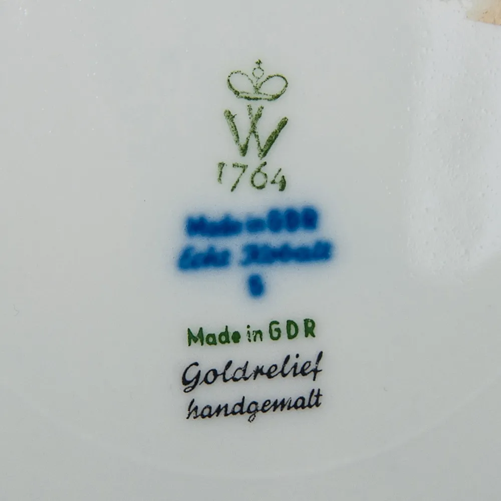 Коллекционное Сервировочное Блюдо «Золотая Роза» WALLENDORF, Германия -1963 год.