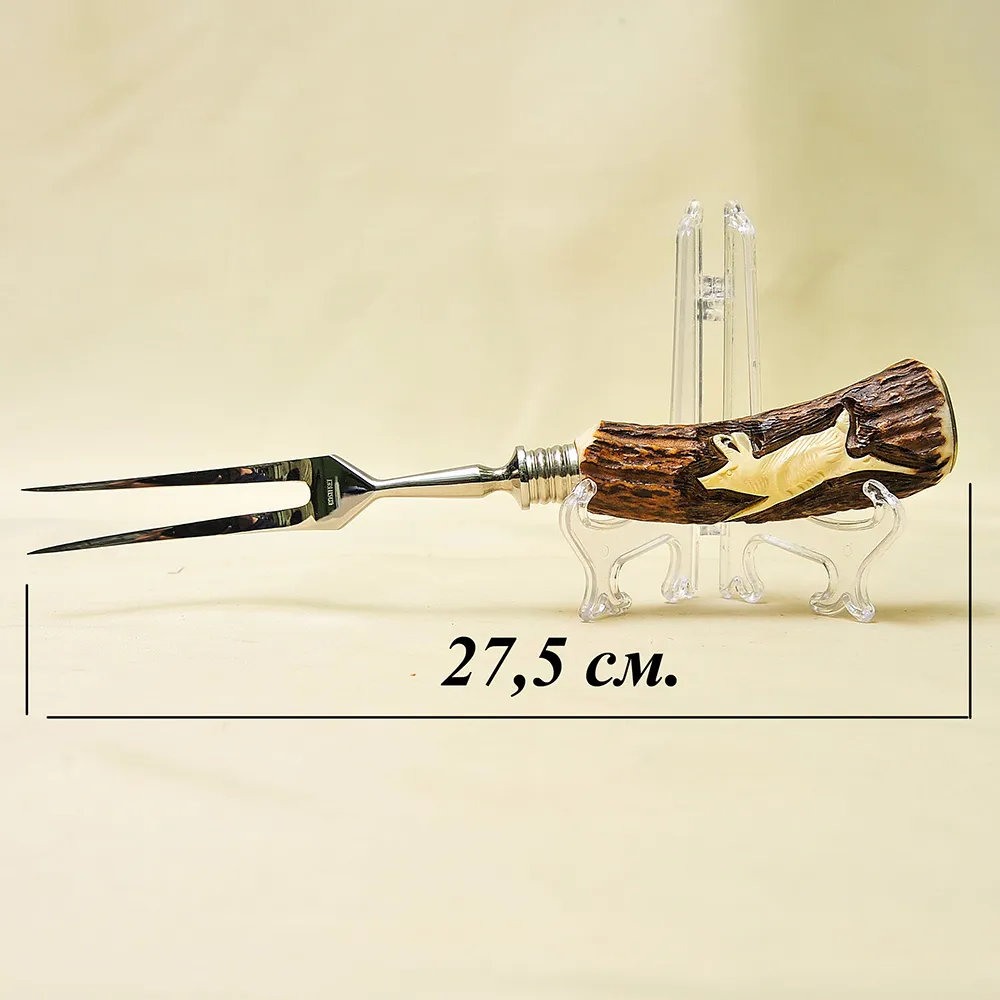 «Охота» Набор для Барбекю из 3-х предметов, Германия, STAINLESS-FORGED Solingen, 60 -е гг.