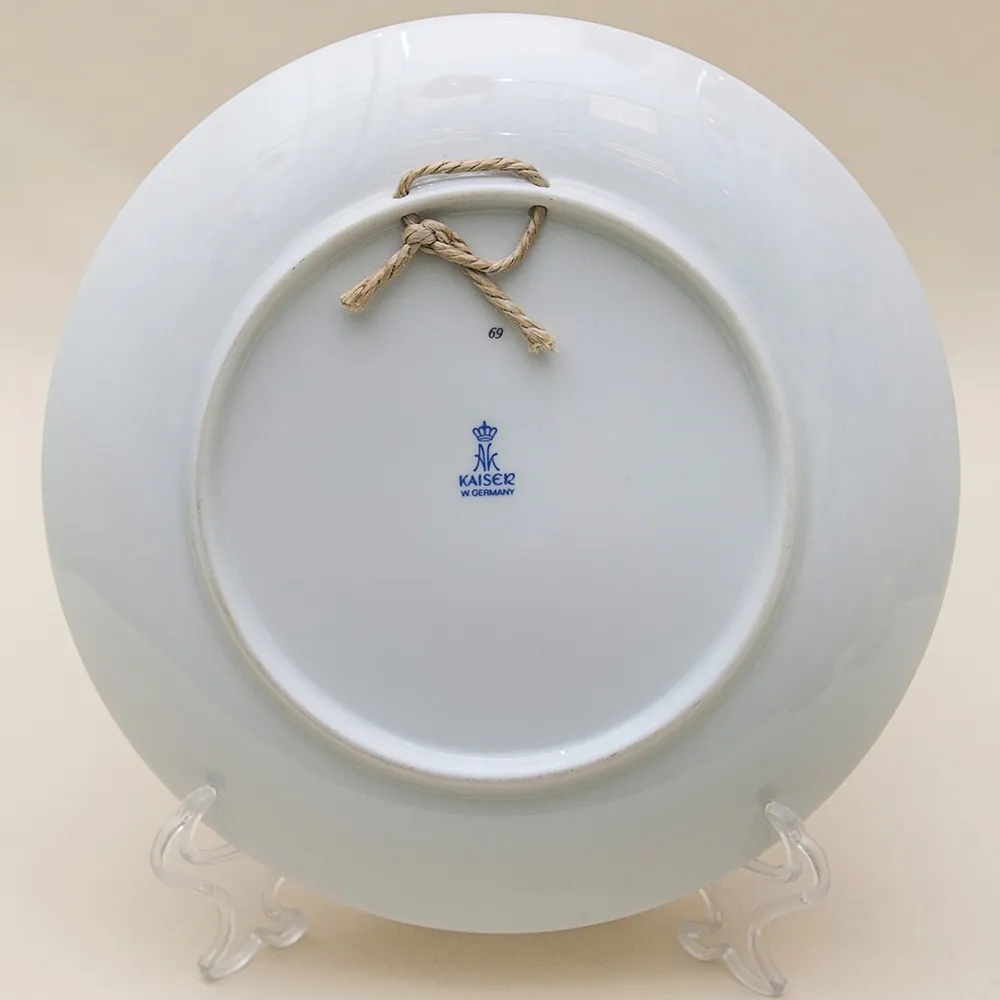 Коллекционная Тарелка «Глухарь» Охота, Фарфор KAISER Porzellan Германия -1979 год.