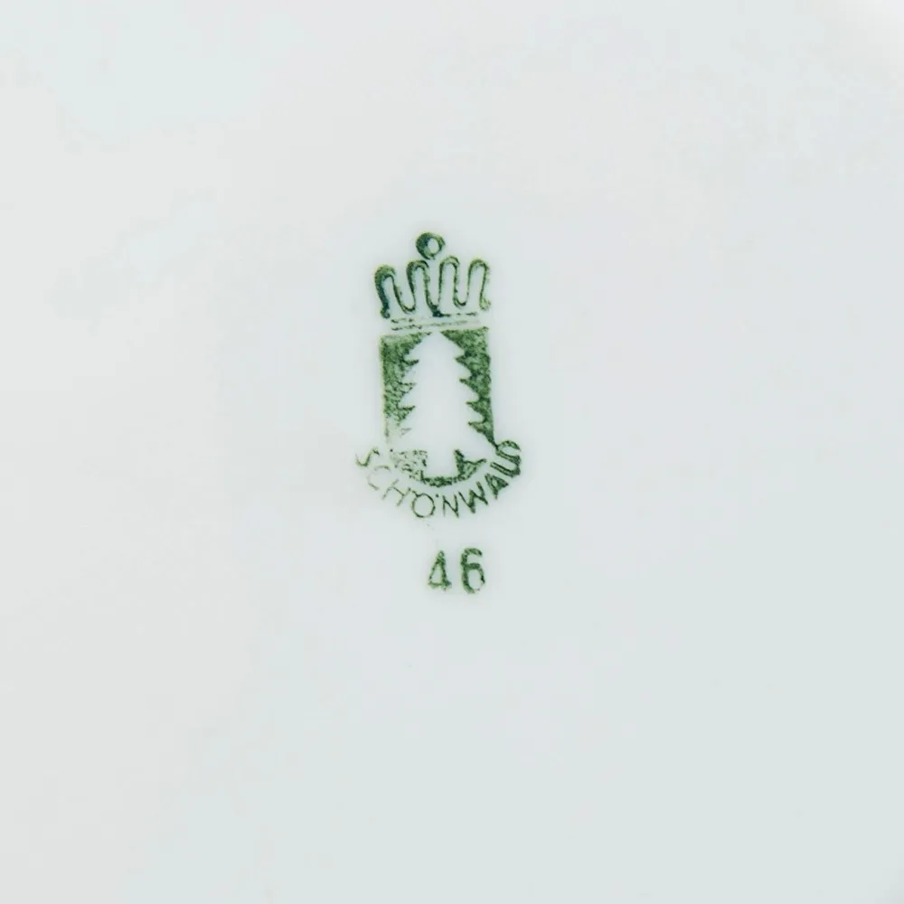 Коллекционная кофейная пара Фарфор Schonwald, Германия, 1950 - 1972 гг.