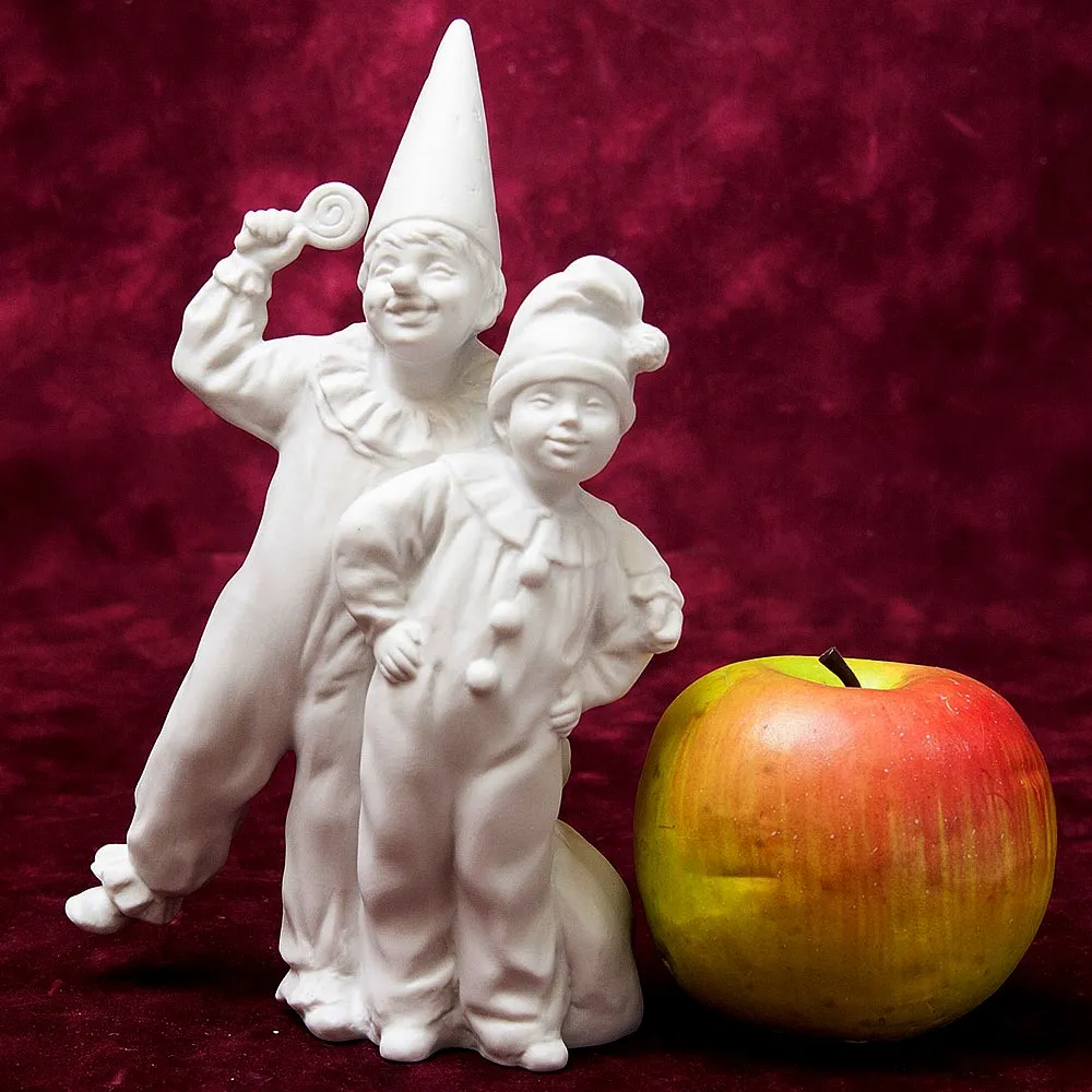 Коллекционная Авторская Статуэтка «Смех и Радость» из серии «Детский Утренник», фарфор ИФЗ, Россия.