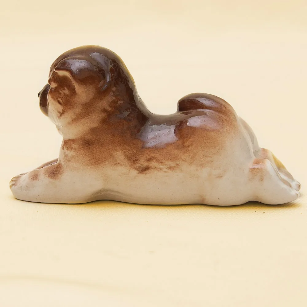 Фарфоровая статуэтка Собака «Чау-Чау», ЛФЗ СССР - 1964 год.