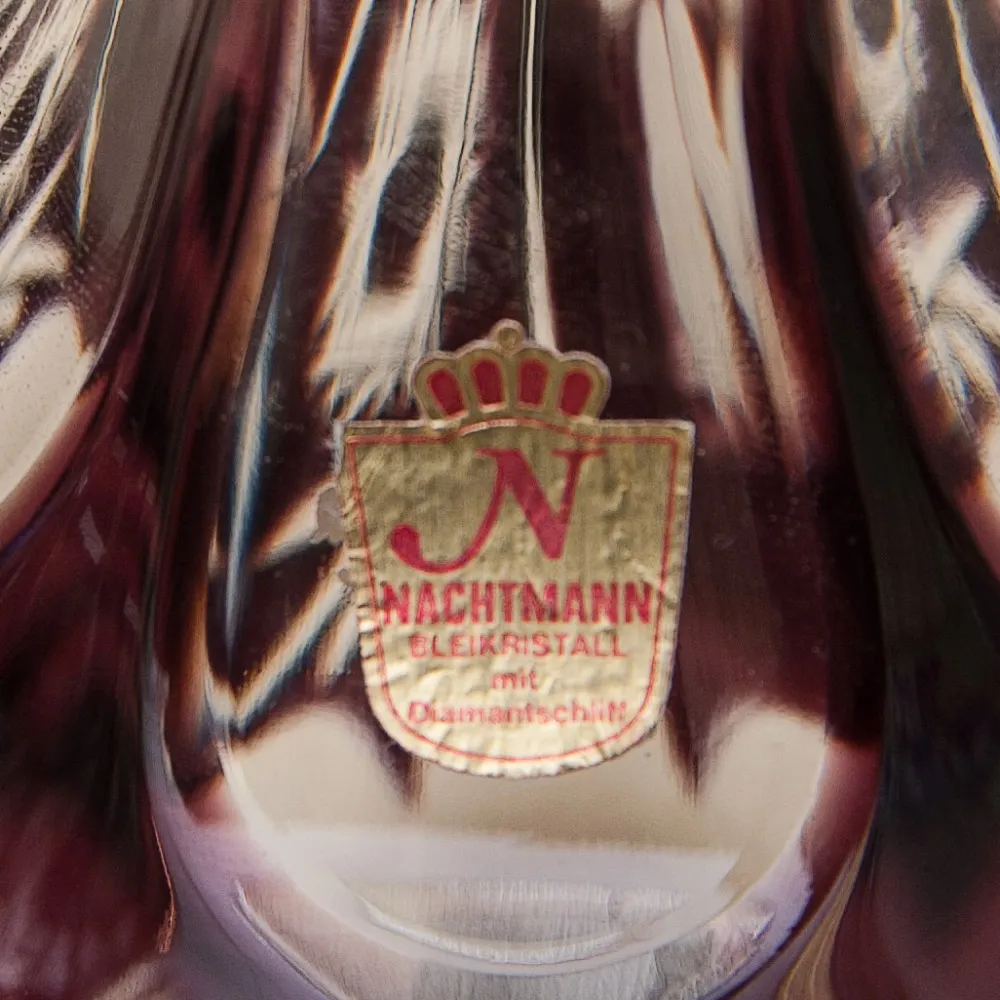 Набор Графин и 6-ть Рюмок «Marsala Glass - Виноград», Хрусталь NACHTMANN Германия, 60 -е годы ХХ века