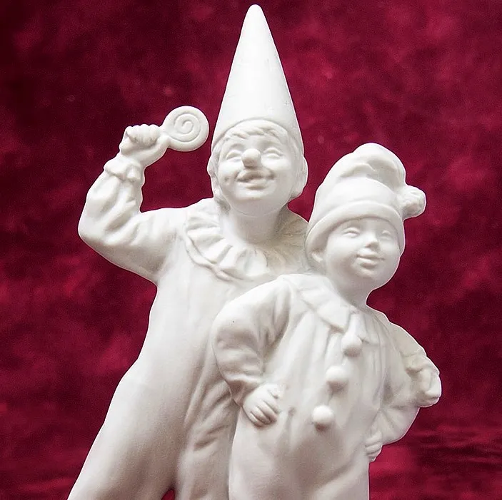 Коллекционная Авторская Статуэтка «Смех и Радость» из серии «Детский Утренник», фарфор ИФЗ, Россия.