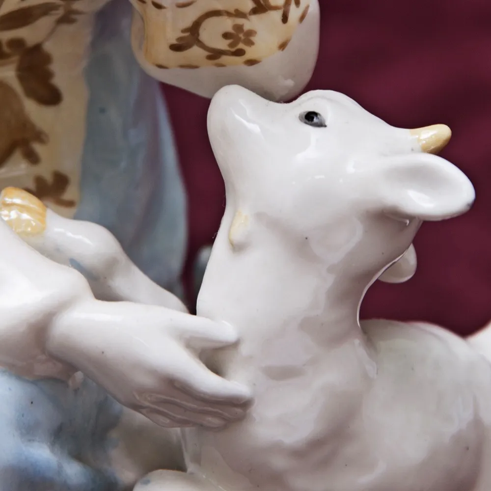 Редкость! Фарфоровая Статуэтка «Аленушка и братец Иванушка» ЛЗФИ. СССР 60-е годы ХХ века..