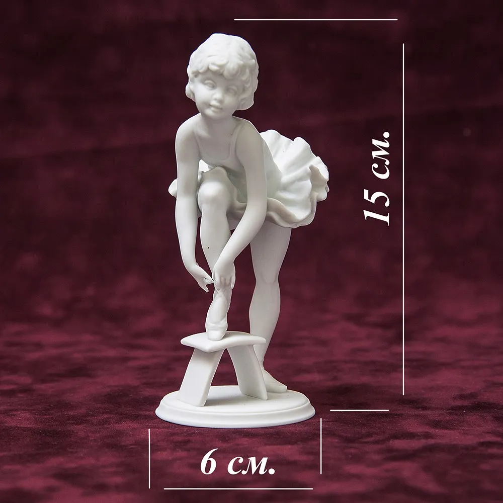 Коллекционная Статуэтка «Маленькая балерина», бисквитный фарфор Kaiser, Германия -1979 год.