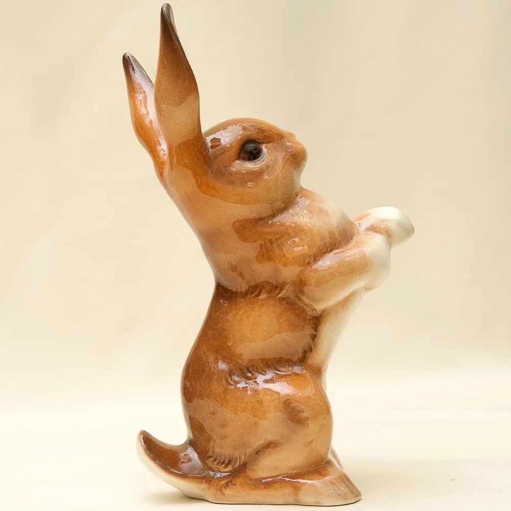 Коллекционная Фарфоровая Статуэтка «Заяц», GOEBEL, Германия - 1979 год.