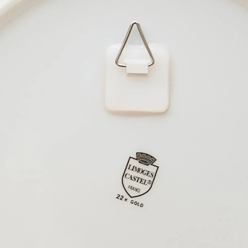 Коллекционная Тарелка «Парусные Корабли - Арктика» Фарфор, Лимож (Limoges) Франция.