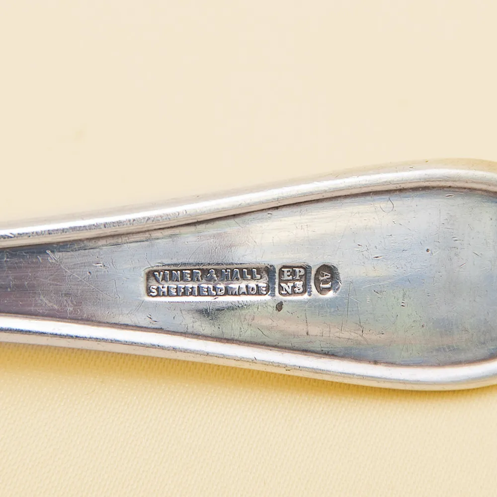 Набор для Салата VINER & HALL SHEFFIELD Англия Silverplate 60 -е годы ХХ века.