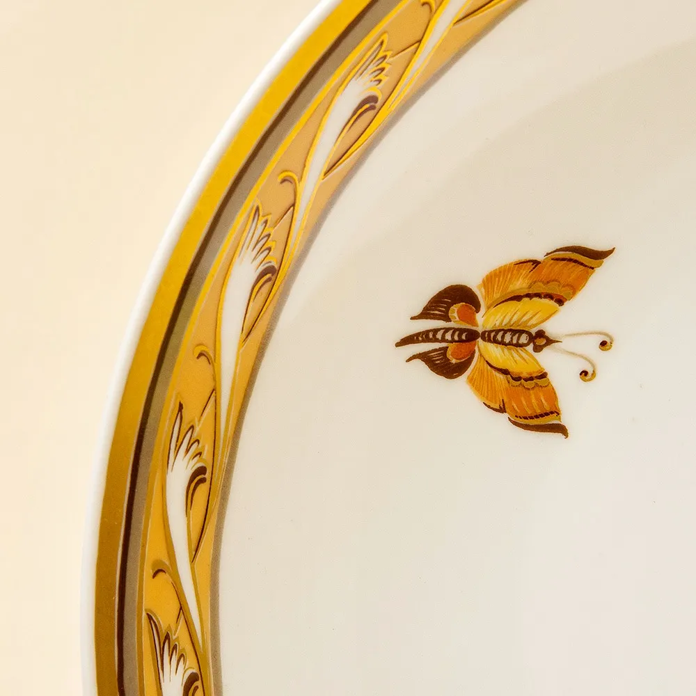 Большое Коллекционное Блюдо - Тарелка «Цветение Лета» Фарфор KAISER Германия.