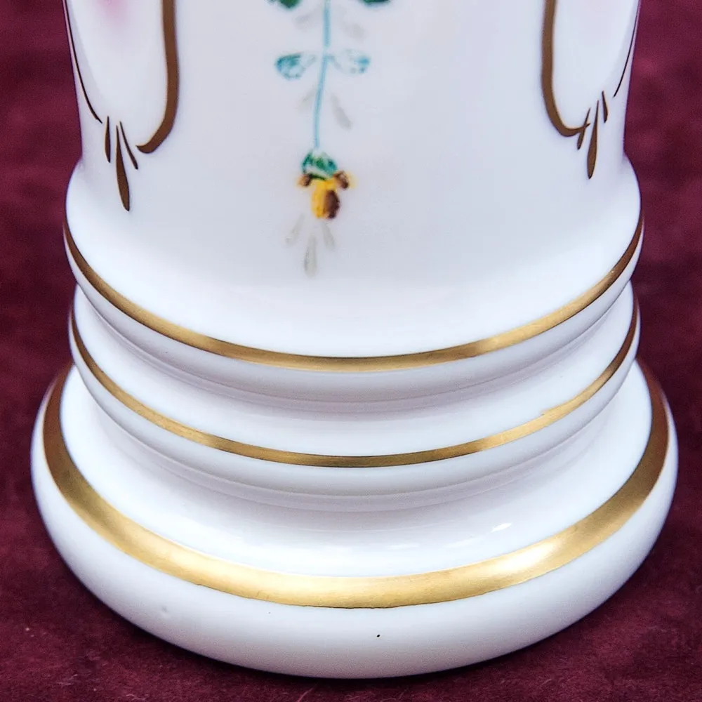 Винтажная Стеклянная Ваза «Цветочная Нежность» LAUSITZER GLASWERKE Германия - 50-70е гг.