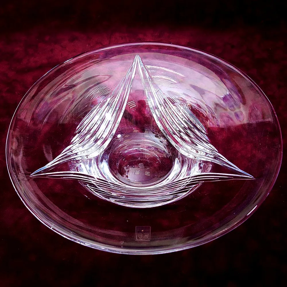 Хрустальное Блюдо для фруктов - Ваза, DOROTHEENHUTTE Германия, 70-е годы ХХ века.