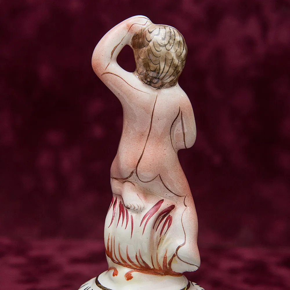 Большой Декоративный Кувшин - Ваза «Райский Сад», Фаянс Capodimonte / Каподимонте Италия Н-53 см.