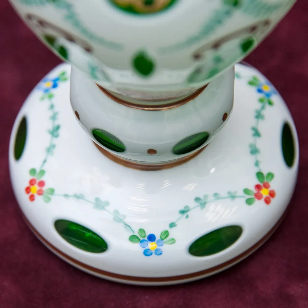 Стеклянная Ваза - Кубок «Цветочная Нежность» JOSKA BODENMAIS Германия -60-е годы ХХ века.