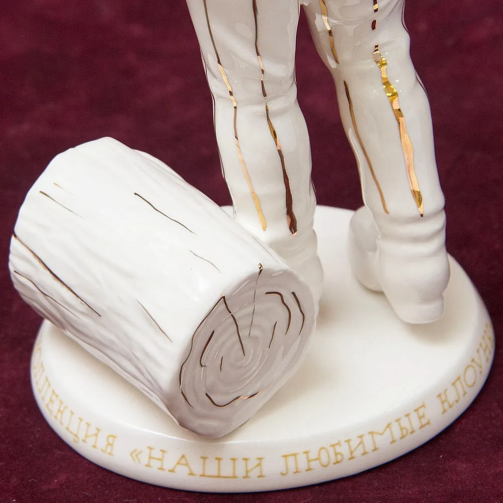 Авторская Коллекционная Фарфоровая Статуэтка Клоун - «Юрий Никулин» Россия.