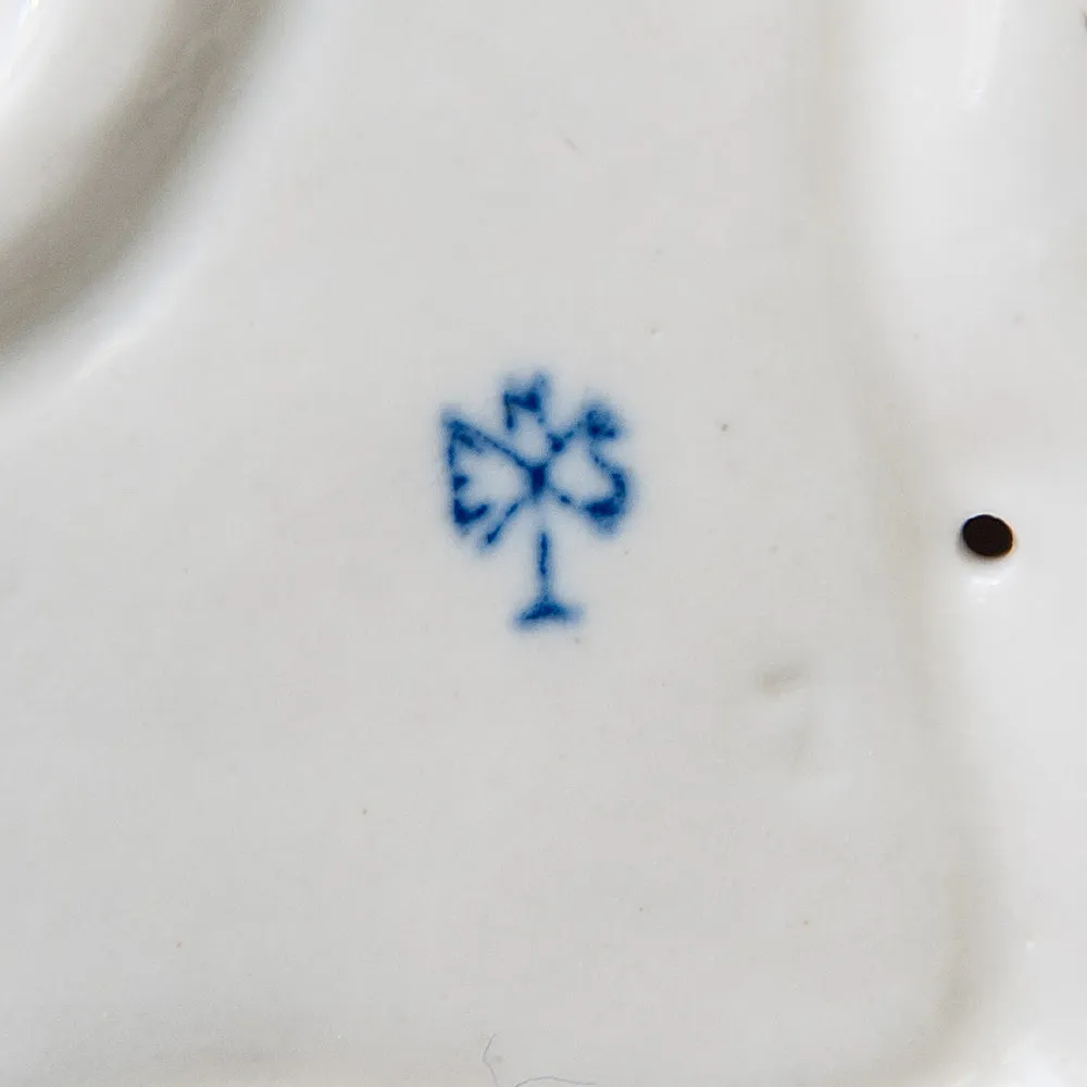 Птица - Фарфоровая статуэтка «Голубой Чибис», Карл Энс / Karl Ens,  Германия, 50-е годы ХХ века.