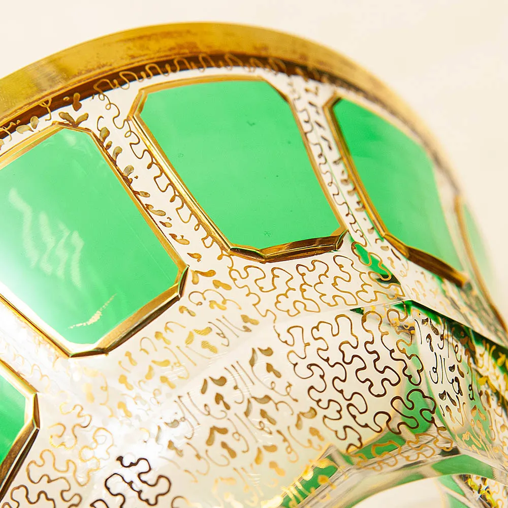 Орешница - Вазочка - Конфетница из серии «Зелёный Изумруд», ERNST WITTIG, Германия.