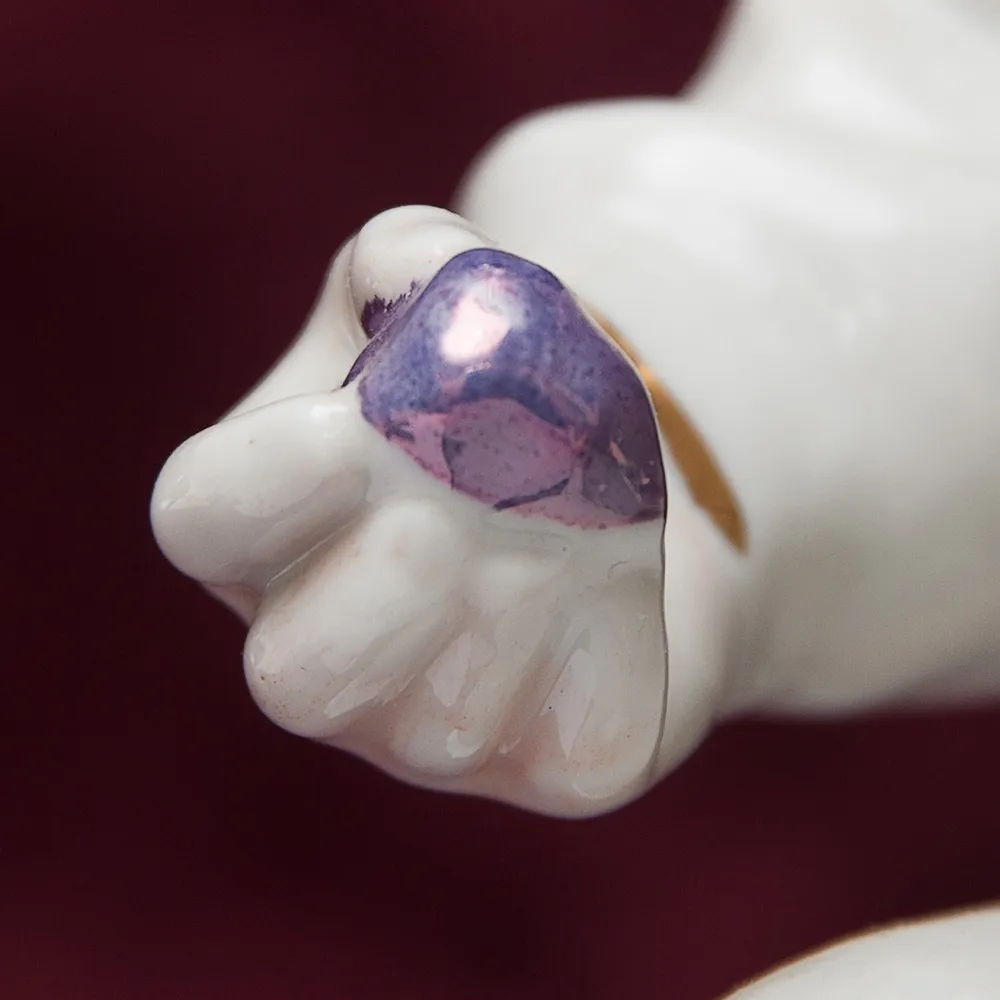 Большая Фарфоровая статуэтка «Юный геолог», СССР Полонне ЗХК, середина ХХ века. 