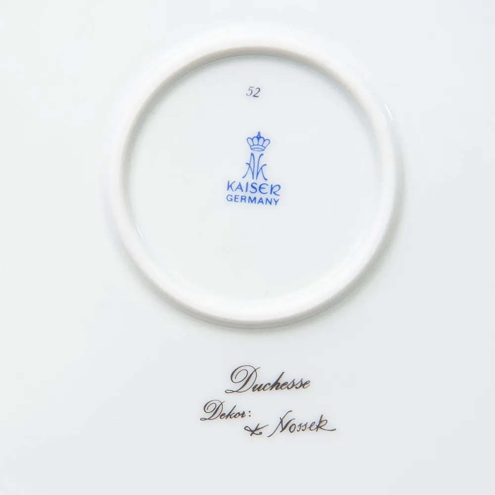 Коллекционная Авторская  Тарелка - Блюдо «Duchesse» Фарфор KAISER Германия D -32 см.