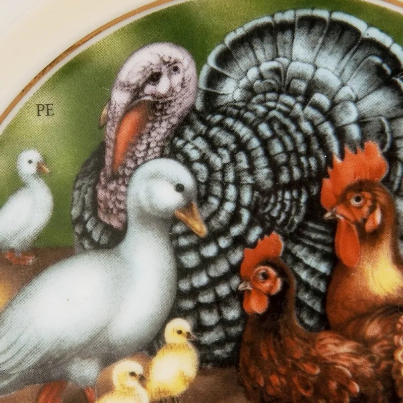 Коллекционная Тарелка «Сказки - Гадкий Утенок» Фарфор, ROYAL COPENHAGEN - Дания.