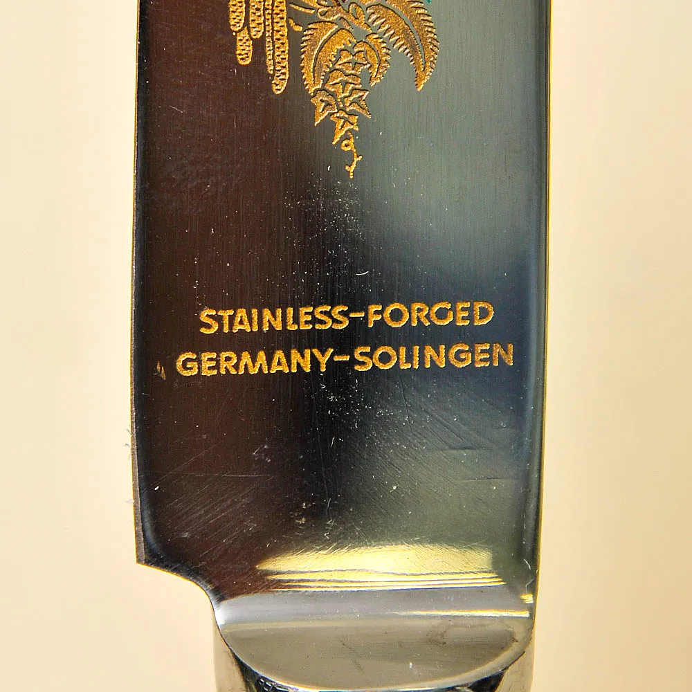 «Охота» Набор для Барбекю из 3-х предметов, Германия, STAINLESS-FORGED Solingen, 60 -е гг.