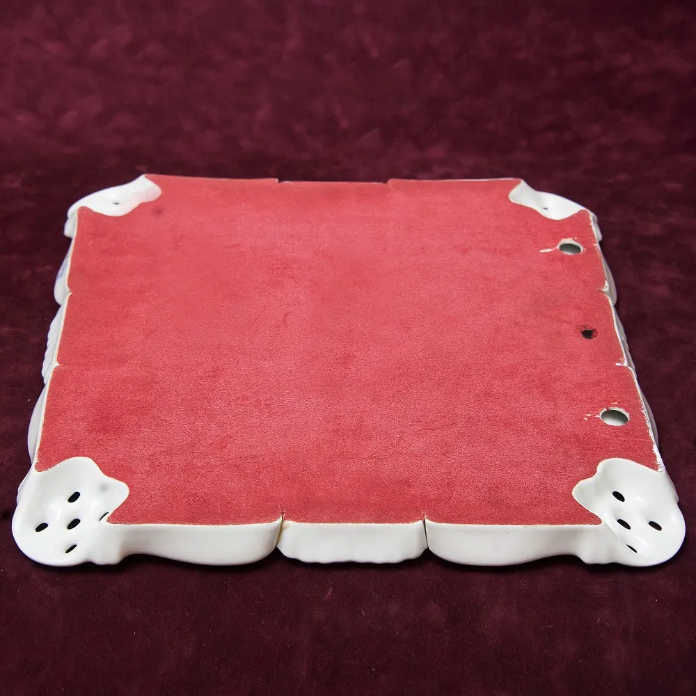 Настенное Фарфоровое Зеркало 37,5 см. х 36 см. LINDNER Kups Bavaria, Германия 60гг.