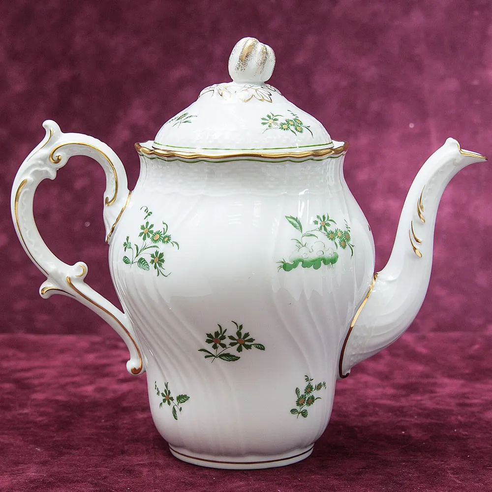 Коллекционный Фарфоровый Заварочный Чайник «ПЕТУХИ», RICHARD GINORI Италия, вторая половина ХХ века.