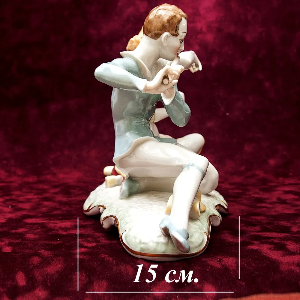 Авторская Фарфоровая статуэтка «СОНАТА, МУЗЫКАЛЬНЫЙ ДУЭТ» Hutschenreuther, Германия.