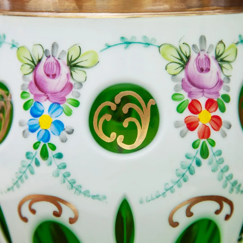 Стеклянная Ваза - Кубок «Цветочная Нежность» JOSKA BODENMAIS Германия -60-е годы ХХ века.