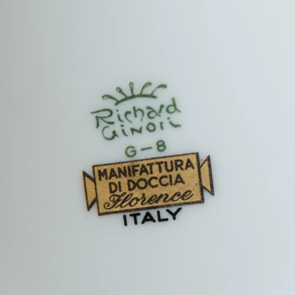 Коллекционный Фарфоровый Заварочный Чайник «ПЕТУХИ», RICHARD GINORI Италия, вторая половина ХХ века.