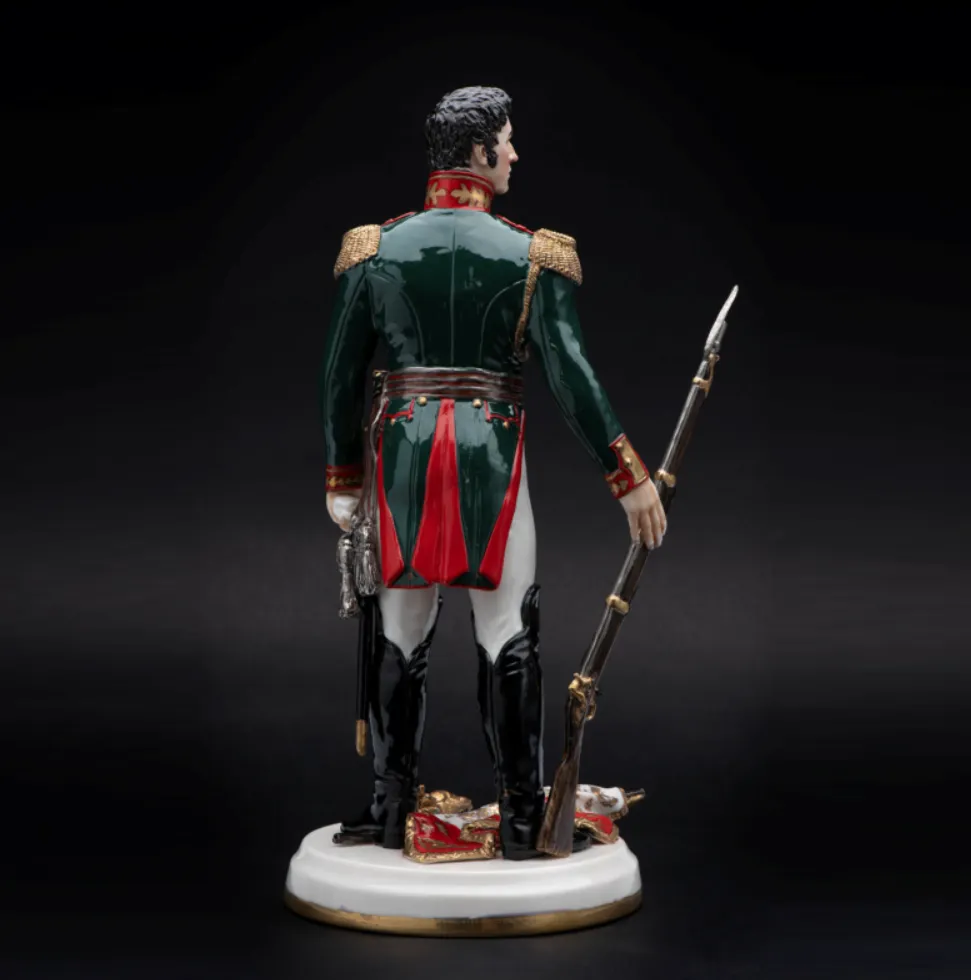 Коллекционная Авторская Статуэтка «Генералы Отечественной Войны 1812 года - Воронцов М.С.», фарфор, Россия. 