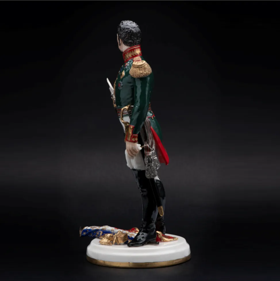 Коллекционная Авторская Статуэтка «Генералы Отечественной Войны 1812 года - Воронцов М.С.», фарфор, Россия. 