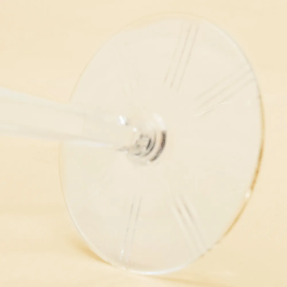 Набор для Вина Графин и 4-е Бокала серия «Portofino» Цветной Хрусталь, Annahütte Германия, 50 -е годы.