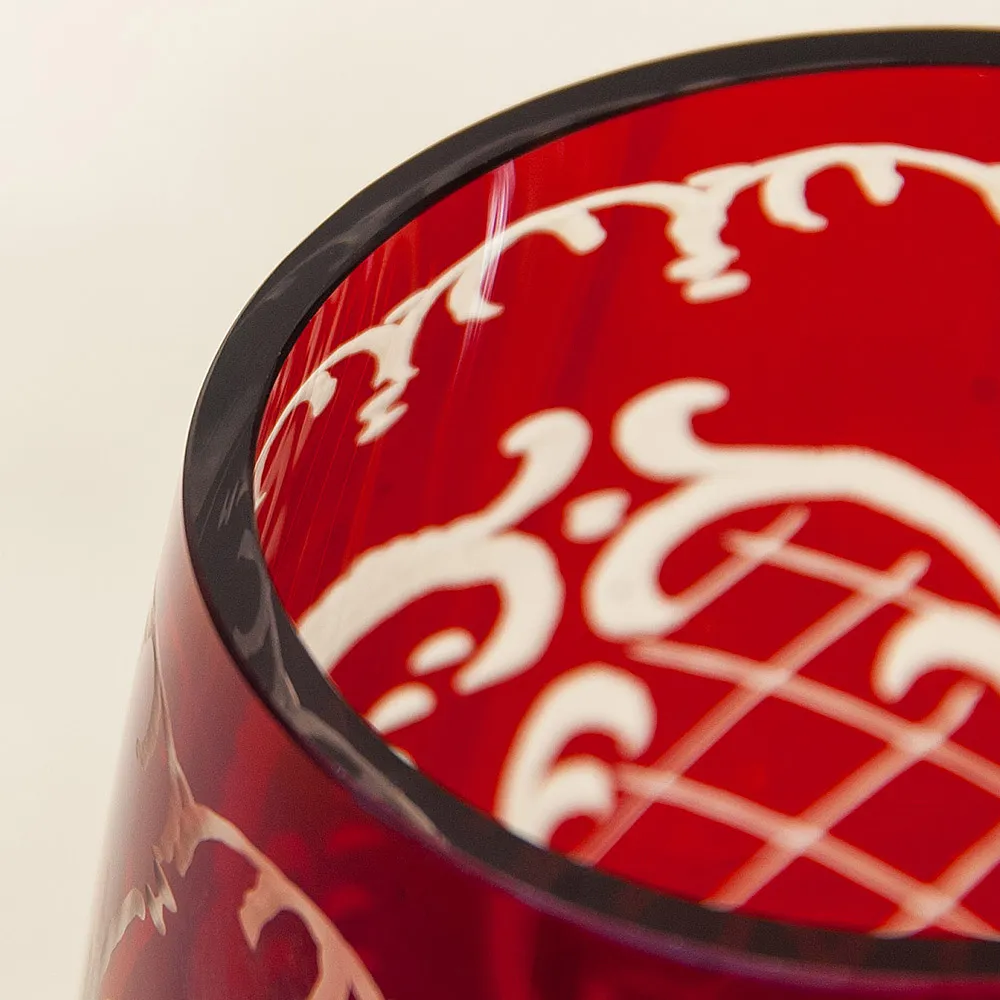 Пивная Кружка «Охота - Косуля», Цветной Хрусталь SCHONBORNER, Германия, 60 гг.