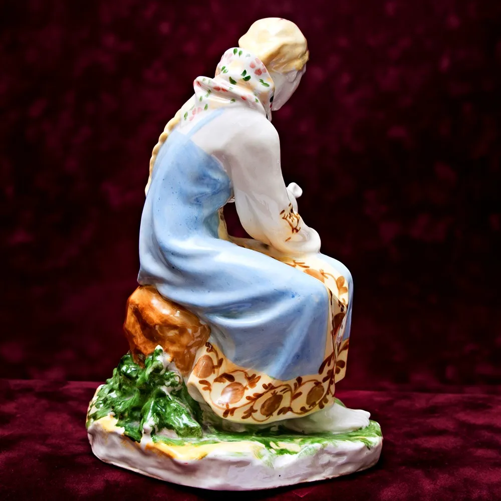 Редкость! Фарфоровая Статуэтка «Аленушка и братец Иванушка» ЛЗФИ. СССР 60-е годы ХХ века..